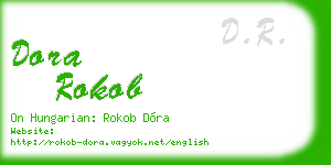 dora rokob business card