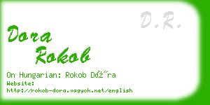 dora rokob business card